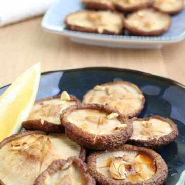 Shiitake in Butter-Knoblauch-Titelbild